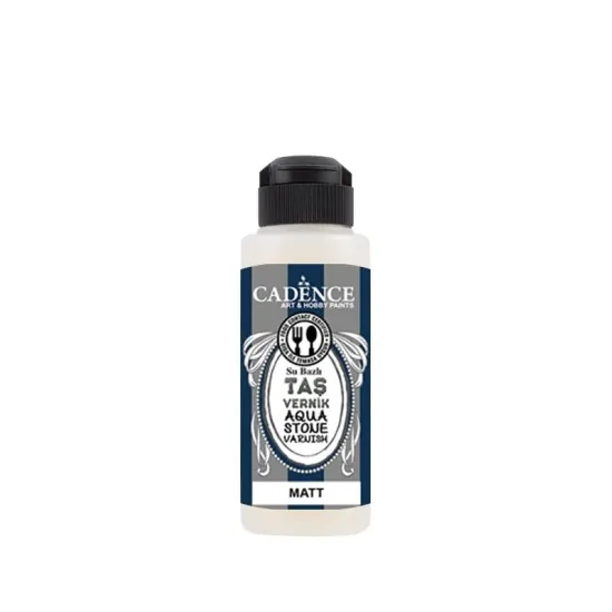 Atölye Kiraz Cadence Su Bazlı Taş Vernik 120 Ml Mat Gıda Temasına Uygun Suya Dayanıklı Koruyucu Şişesi