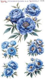 Ütü Ile Rub On Transfer Kağıdı: Dekoratif Süsleme Kağıdı - Ck356-İst | 30X50 Cm
