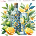 Ütü ile Rub-On Transfer Kağıtları