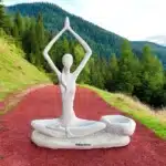Polyester-Yoga-Mumluk-Obje-Meditasyon-Figuru-Mumluk